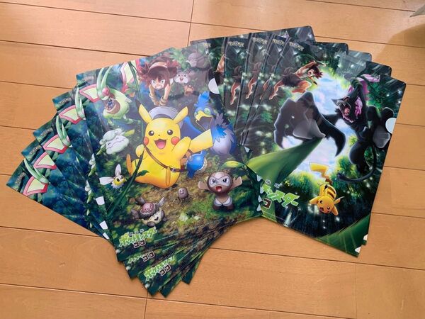 ポケモンクリアファイル2種 マルちゃん販促