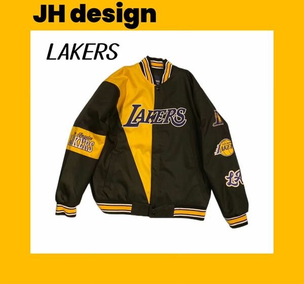 【新品】JH design LAKERS レイカーズ　スタジャン　ジャケット　サイズL　 ジャケット　NBA