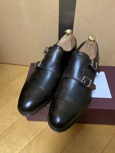 新品　ジョンロブ　ウィリアム　WILLIAM JOHN LOBB 7E ダブルモンク ミュージアムカーフ