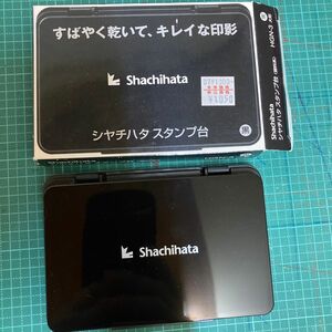 シャチハタ　スタンプ台〈顔料系〉黒