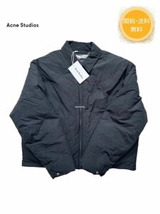 新品未使用　23AW ACNE STUDIOS DOWN JACKET アウター ジャケット ロゴ サイズ46 ブルゾン