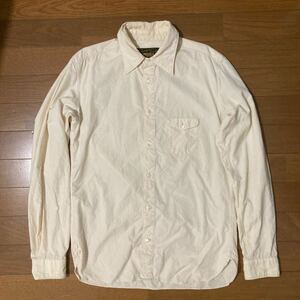 オルゲイユ ORGUEIL ステュディオダルチザン ダルチザン OR-5001A クラシックブロードシャツ アイボリー サイズ36 サイズS 長袖シャツ 