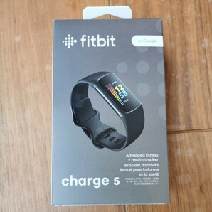 Fitbit Charge5 【新品未開封】ブラック スマートウォッチ Googleの画像1