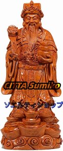 超人気★木彫り仏像 福の神 神様の置物 木像 木製フィギュア 黄花梨 七福神の置物 仏像彫刻 開運グッズ 風水 グッズ 金運 置物