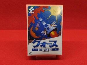 【未使用品 】FC ファミコン ソフト クォース 箱取説付き コナミ