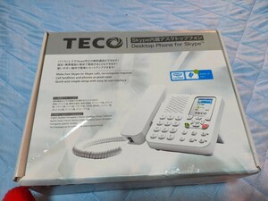 TECO XS2008CA スカイプ　　インターネットフォン　新品同様 電話機 