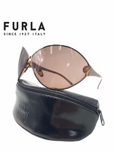 ●極美品●超高級●FURLA●フルラ●ブランド●ブラウン●サングラス●小物●メンズ●レディース●お洒落●箱付き●GA071