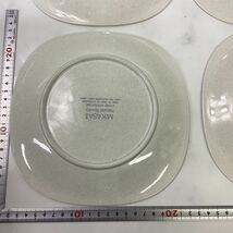 MIKASA ミカサ　洋皿　角皿　トースト皿　5枚セット　花柄（W-88）_画像8