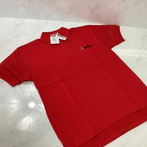  unused goods rare commodity Marlboro Marlboro polo-shirt with short sleeves red (G-174)