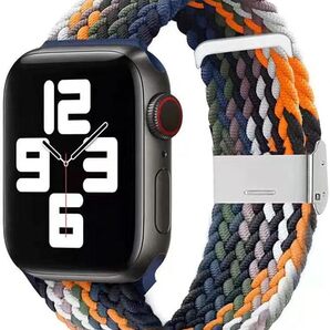 コンパチブル apple watch バンド iwatch バンド ブレイデッドソロループ 編組バンド apple watch ultra/8/7/6/5/4/3/2/1/SEに対応