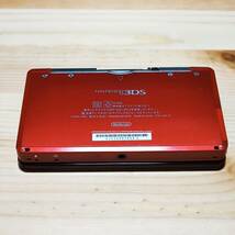 【動作確認済】ニンテンドー 3DS フレアレッド　充電スタンド　ACアダプタ付き　メモリーカード　タッチペン　任天堂_画像3