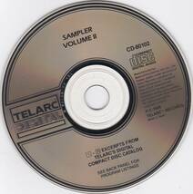 ♪TELARC初期盤♪SAMPLER Vol,２　TELARC DIGITAL COMPACT DISCS　松下電器産業プレス！_画像3