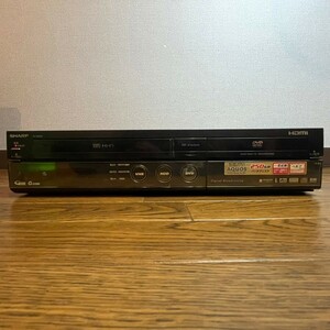 ●[売り切り]SHARP HDD/VHS/DVDレコーダー DV-ARV22 地デジ 250GB　通電確認済み