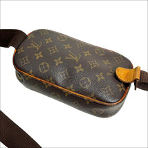 J6462 ルイヴィトン ポシェットガンジュ モノグラム ボディーバッグ M51870 CA1011 ブラウン LOUIS VUITTON_画像2