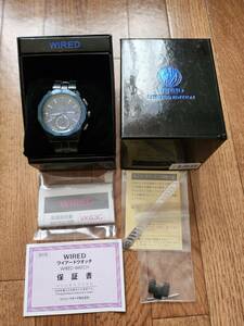大幅値下げ！美品！セイコー SEIKO ワイアード WIRED クロノグラフ クォーツ腕時計 数量限定モデル VK67-K018 AGAW607 送料込み！