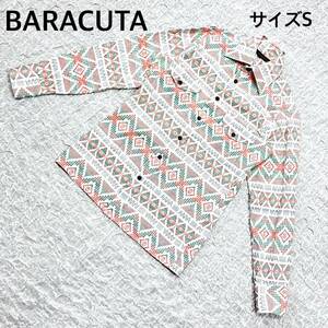 新品未使用　BARACUTA バラクータ　ネイティブジャガード長袖シャツサイズS