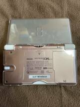 ★コレクション★ DS Lite カスタム ツートンカラー グロスシルバー&メタリックロゼ 充電器ACアダプタ付き_画像3