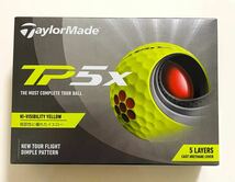 ★送料無料★新品★5ダース 60個★テーラーメイド TP5X 2021年モデル★イエロー★ゴルフボール★TaylorMade★_画像4