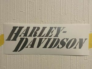  Harley Davidson cutting sticker stencil 2 sheets 1 set tanker etc. width 193mm× length 60mm silver 