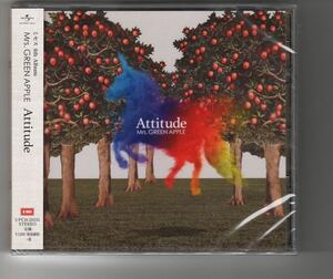 新品通常盤アルバム！Mrs.GREEN APPLE [Attitude] ミセスグリーンアップル 青と夏