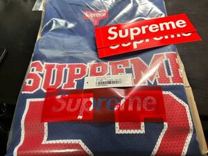 XL 新品未使用 24SS Supreme Spiderweb Football Jersey Navy 紺 ネイビー シュプリーム スパイダーウェブ フットボール ジャージー