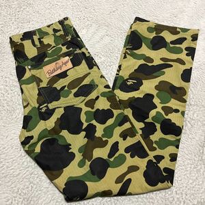 A BATHING APE BAPE KAWS 1st Camo 迷彩 pants パンツ　Ripstop リップストップ　BABY MILO SHARK STA sk8 S general 