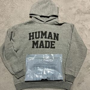 新品未使用　23aw HUMAN MADE SWEAT HOODIE NIGO パーカー　スウェット　GREY　Logo XL 