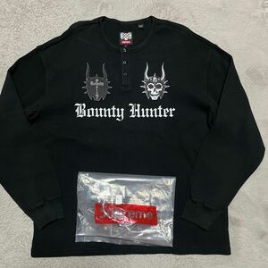 23aw Supreme Bounty Hunter Thermal Henley L/S Top Blackシュプリーム バウンティ ハンター サーマル L/S トップ L 黒　ブラック