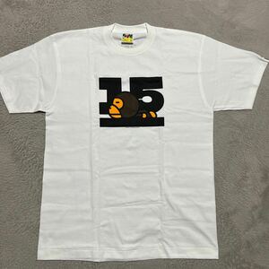 A BATHING APE BAPE KAWS BABY MILO 15周年記念　tee tシャツ ベビーマイロ　L 白　ホワイト