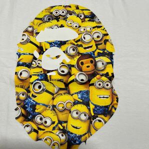 A BATHING APE BAPE KAWS MINIONS ミニオンズ BABY MILO tee tシャツ ベビーマイロ L SHARK STA シャーク 白 ホワイト HEAD の画像2