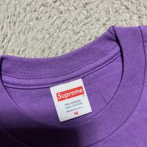 21aw Supreme Multi Logos tee tシャツ purple M 紫　パープル_画像4