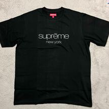 Supreme Classic Logo s/s Top tee tシャツ　 XL 黒　ブラック_画像3