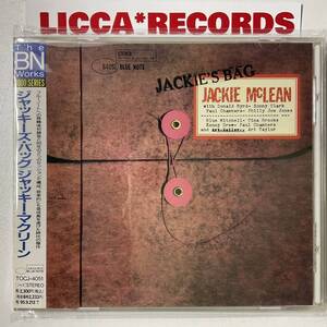 THE BN WORKS 4000 SERIES Jackie McLean Jackie's Bag JAPAN 1993 CD w/OBI LINNER 帯 原文ライナー 日本語訳 エッセイ LICCA*RECORDS