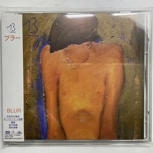 JP прекрасный запись BLUR 13 w/OBI BONUS TRACK описание .. перевод с лентой CD LICCA*RECORDS 407