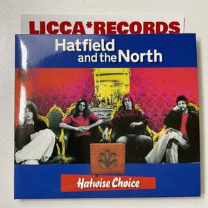 自主盤 未使用盤 RARE CD Hatfield And The North（Self-Released）Hatwise Choice UK 2005 HATCO-CD73-7501 LICCA*RECORDS 429 UNPLAYED