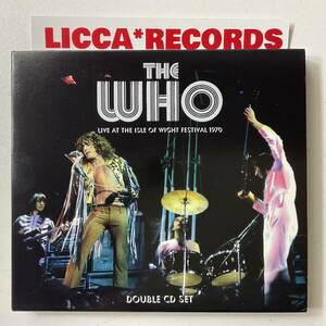 ポスター付 美盤 2xCD The Who Live At The Isle Of Wight Festival 1970 JP 1996 ORIGINAL w/POSTER Liner LICCA*RECORDS 457 入手困難