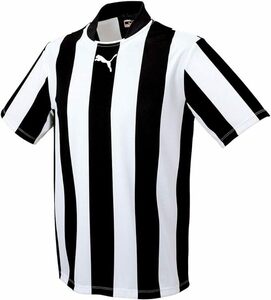 (プーマ)PUMA サッカー ストライプ半袖ゲームシャツ 903295 [メンズ] 05 ブラック/ホワイト Mサイズ　130-483　※3点まで送料1000円