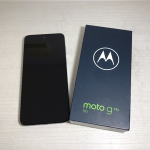 ★1円スタート motorola moto g53y 5G アークティックシルバー 128GB 中古品 現状品 動作品 ワイモバイル 箱有り ケース付き 