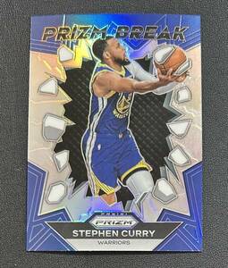 2023-24 Prizm NBA Stephen Curry Warriors Prizm Break #5 Silver Prizm Basketball