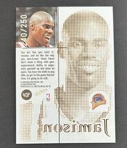 1998-99 SkyBox Molten Metal Fusion Antawn Jamison Warriors Titanium 250枚限定 Parallel #40F NBA Basketball_画像2