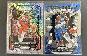 2023-24 Prizm NBA Shai Gilgeous-Alexander Thunder 25枚限定 Mojo Prizm Base #85 Prizm Break #9 Basketball