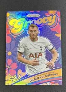 2023-24 Prizm Soccer Dejan Kulusevski Tottenham Hotspur Groovy SSP Premier League