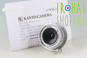 Leica Leitz Summaron 28mm F/5.6 Lens for Leica L39 #42482T