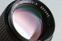 Nikon Nikkor 85mm F/2 Ais Lens #51485H13_画像3
