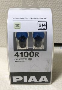 新品未使用★ PIAA ピア 4100K ケルビン LED ランプ CELEST WHITE ホワイト G14 12V 8W ルーム ランプ 車検対応 HXG14