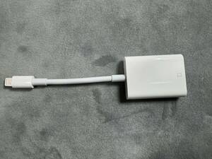 Apple Lightning - SDカードカメラリーダー 純正品