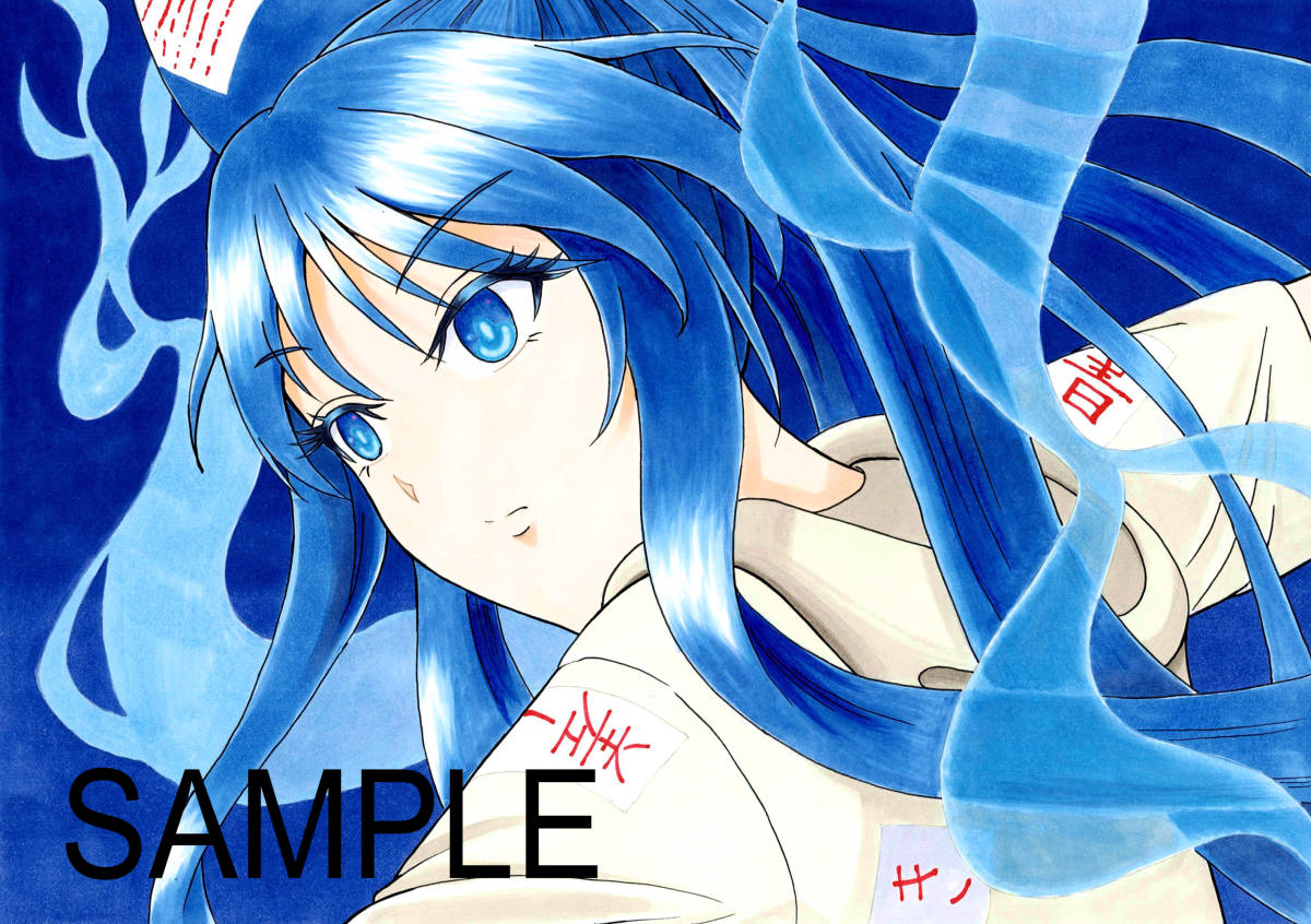 ◆Touhou project/Copic hand-drawn illustration◆ Shion Igami A4, comics, anime goods, hand drawn illustration