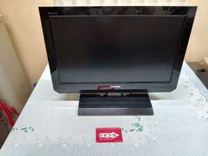  TOSHIBA 東芝 19インチLED液晶テレビ REGZA 19A2 テレビ TV リモコン欠品　　　　２０１１年製