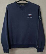 【レアモデル】TOMMY HILFIGER GOLF トミーヒルフィガー ゴルフ　トレーナー スウェット　メンズ　紺系　Lサイズ　オーバーサイズ_画像1