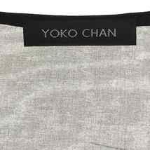 YOKO CHAN / ヨーコチャン | バックV オーガンジードレス ワンピース | 40 | ブラック | レディース_画像5